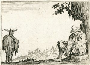 Kaprici různých postav od Jacques Callot