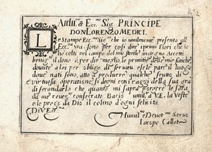 Kaprici různých postav od Jacques Callot