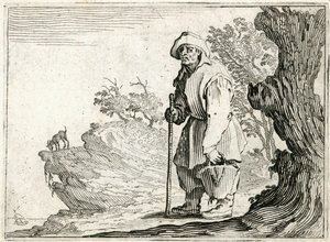 Kaprici různých postav od Jacques Callot