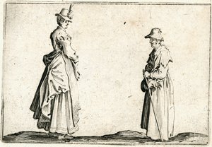 Kaprici různých postav od Jacques Callot
