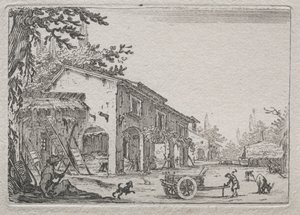 Caprices: Italská farma. od Jacques Callot