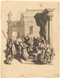 Kristus odsouzený k smrti Pilátem od Jacques Callot