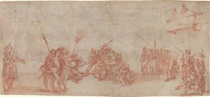 Kristus korunovaný trním od Jacques Callot