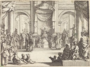 Kristus se hádal s doktory od Jacques Callot