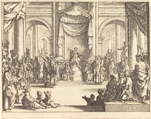 Kristus se hádal s doktory od Jacques Callot