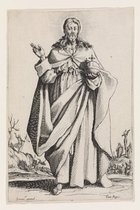 Kristus z Les Grands Apôtres (Velcí apoštolové), 1631 od Jacques Callot