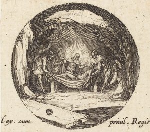 Kristus v limbu od Jacques Callot