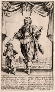 Claude Deruet a jeho syn od Jacques Callot