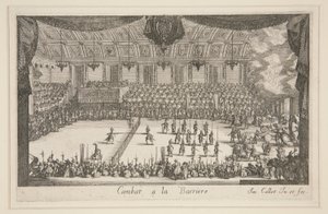 Boj? Bariéra, boj od Jacques Callot