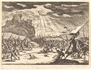 Obrácení Pavla od Jacques Callot