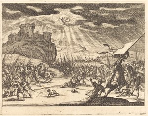 Obrácení Pavla od Jacques Callot