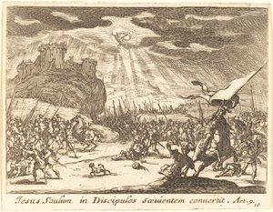 Obrácení Pavla, 1635. od Jacques Callot