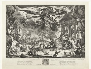 Pokušení svatého Antonína od Jacques Callot