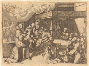 Smrt královny od Jacques Callot
