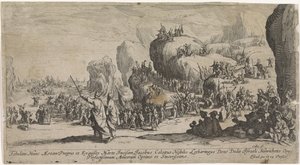 Přejezd Rudého moře od Jacques Callot