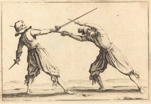 Souboj s meči a dýkami od Jacques Callot