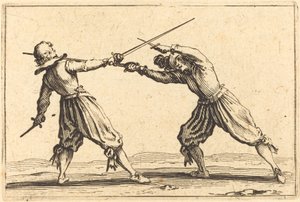 Souboj s meči a dýkami od Jacques Callot