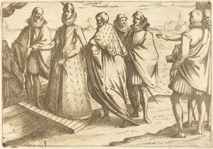 Nalodění v Janově od Jacques Callot