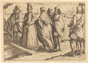 Nalodění v Janově od Jacques Callot