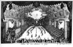 Vchod Jeho Výsosti pěšky od Jacques Callot
