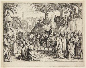 Vjezd do Jeruzaléma od Jacques Callot