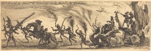 Zápis pana de Couvonge a pana de Chalabre [dodatečná deska], 1627. od Jacques Callot
