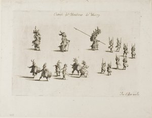 Vstup pana de Maceyho z filmu Boj u bariéry od Jacques Callot