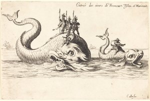 Vstup Mm. de Vroncourt, Tyllon a Marimont od Jacques Callot