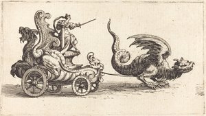 Vstup monseigneura Henryho de Lorraine, markýze de Moy, pod jménem Pirandre od Jacques Callot