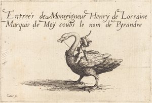 Vstup monseigneura Henryho de Lorraine, markýze de Moy, pod jménem Pirandre od Jacques Callot