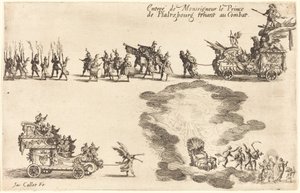 Vstup prince z Pfaltzbourgu od Jacques Callot