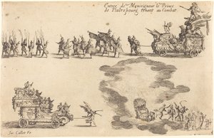 Vstup prince z Pfaltzbourgu od Jacques Callot