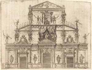 Fasáda San Lorenzo, Florencie od Jacques Callot