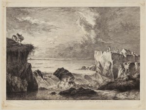 Slavnostní hostina, list č. 4 ze série „Bohémové“ od Jacques Callot