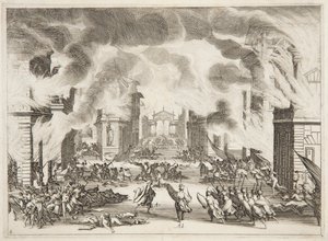 Čtvrté Solimanovo dějství od Jacques Callot