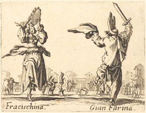 Fracischina a Gian Farina od Jacques Callot