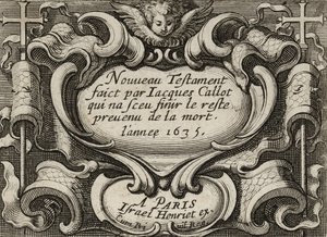 Frontispis, kolem roku 1635 od Jacques Callot