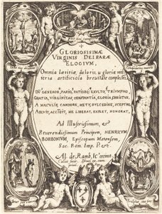 Frontispis pro "Gloriosissimae" od Jacques Callot