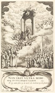 Frontispis pro „Kalendář svatých“ od Jacques Callot