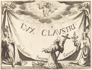 Frontispis pro "Světlo kláštera" od Jacques Callot