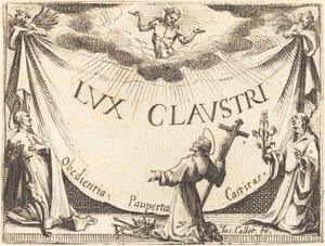 Frontispis pro "Světlo kláštera" od Jacques Callot