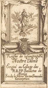 Frontispis pro Pravidla Řádu Panny Marie od Jacques Callot