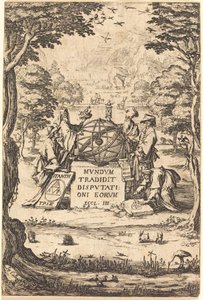 Frontispis pro titul Sacred Cosmologia s astrology. od Jacques Callot