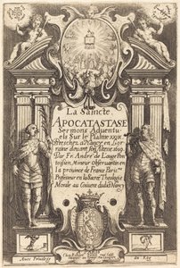 Frontispis svaté apokatastázy. od Jacques Callot