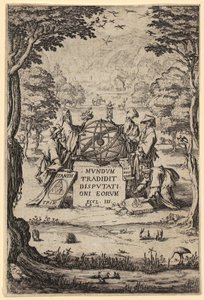 Frontispis k dílu „Sacra Cosmologia“ od Jacques Callot