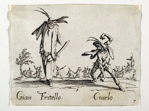 Gian Fritello a Ciurlo, postavy z komedie dell