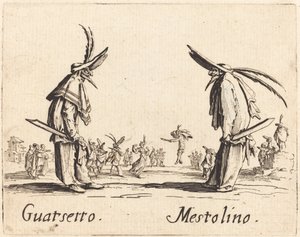 Guatsetto a Mestolino, c. 1622. od Jacques Callot