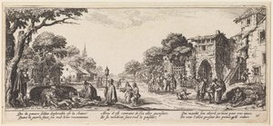 Poslední rozloučení s umírajícím od Jacques Callot