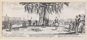Oběšení od Jacques Callot