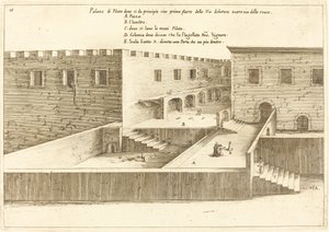 Pilátův dům od Jacques Callot